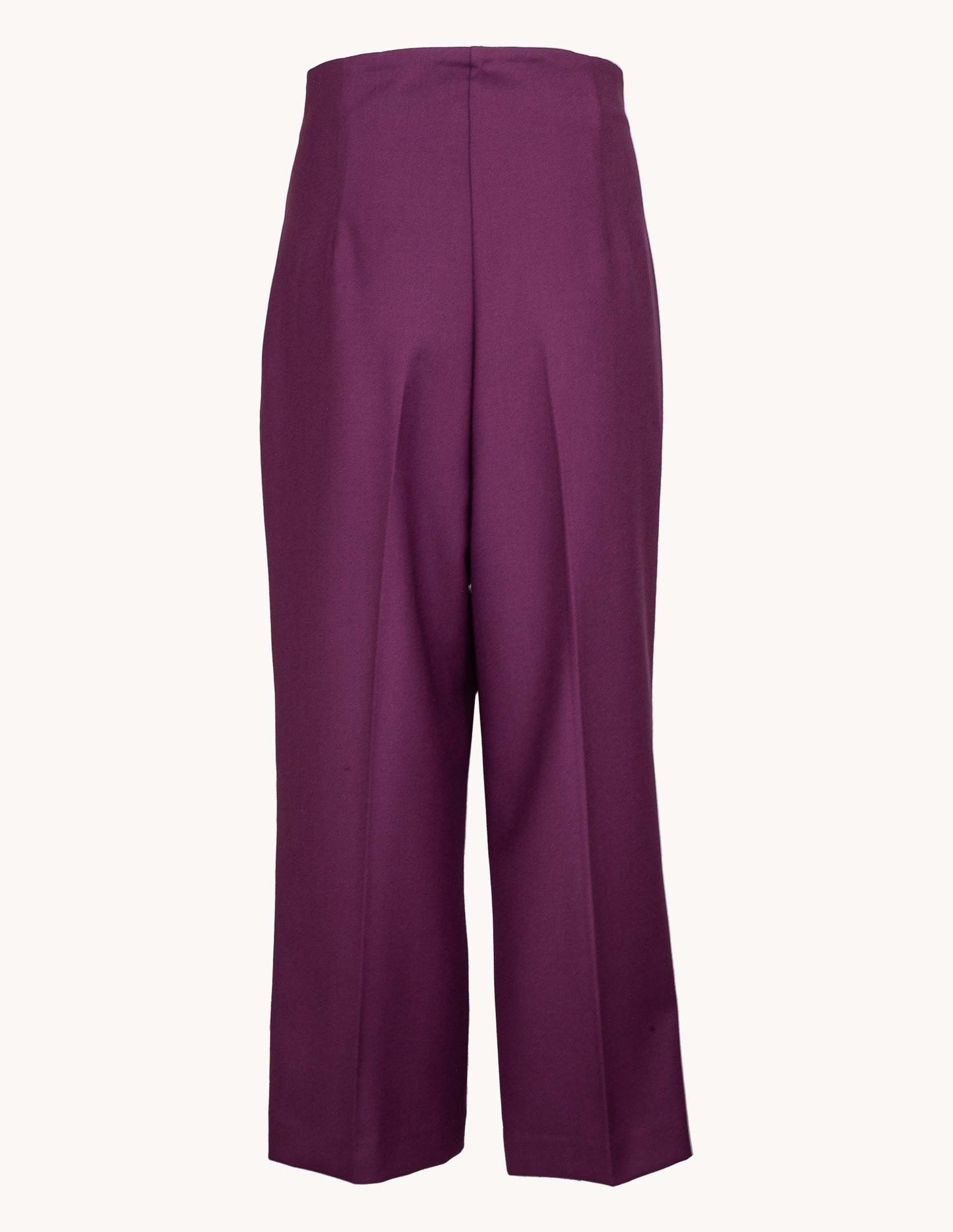 Pantalón Culotte Pierna Amplia Uva