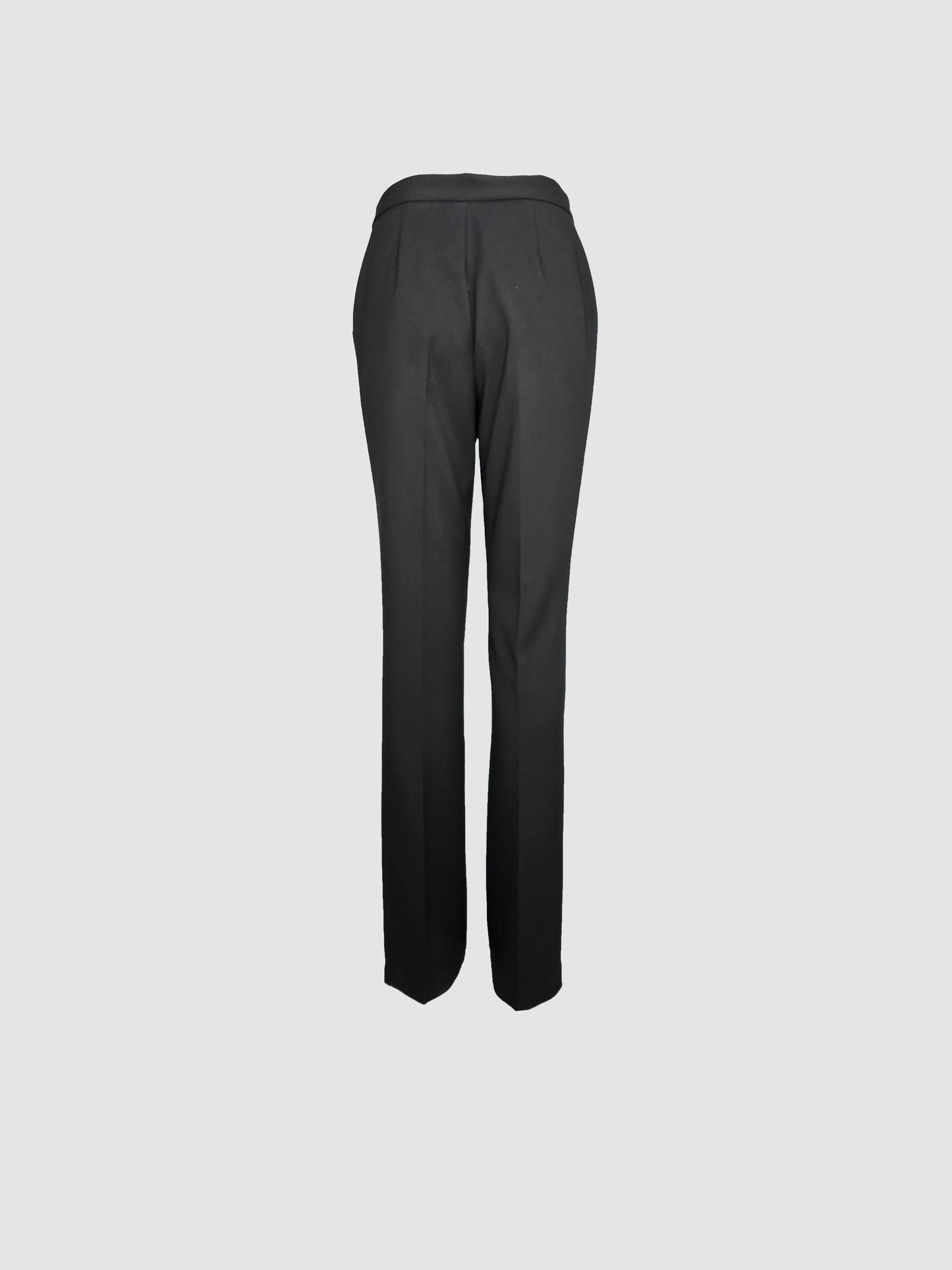 Pantalón Negro Harmont Sin Bolsillos