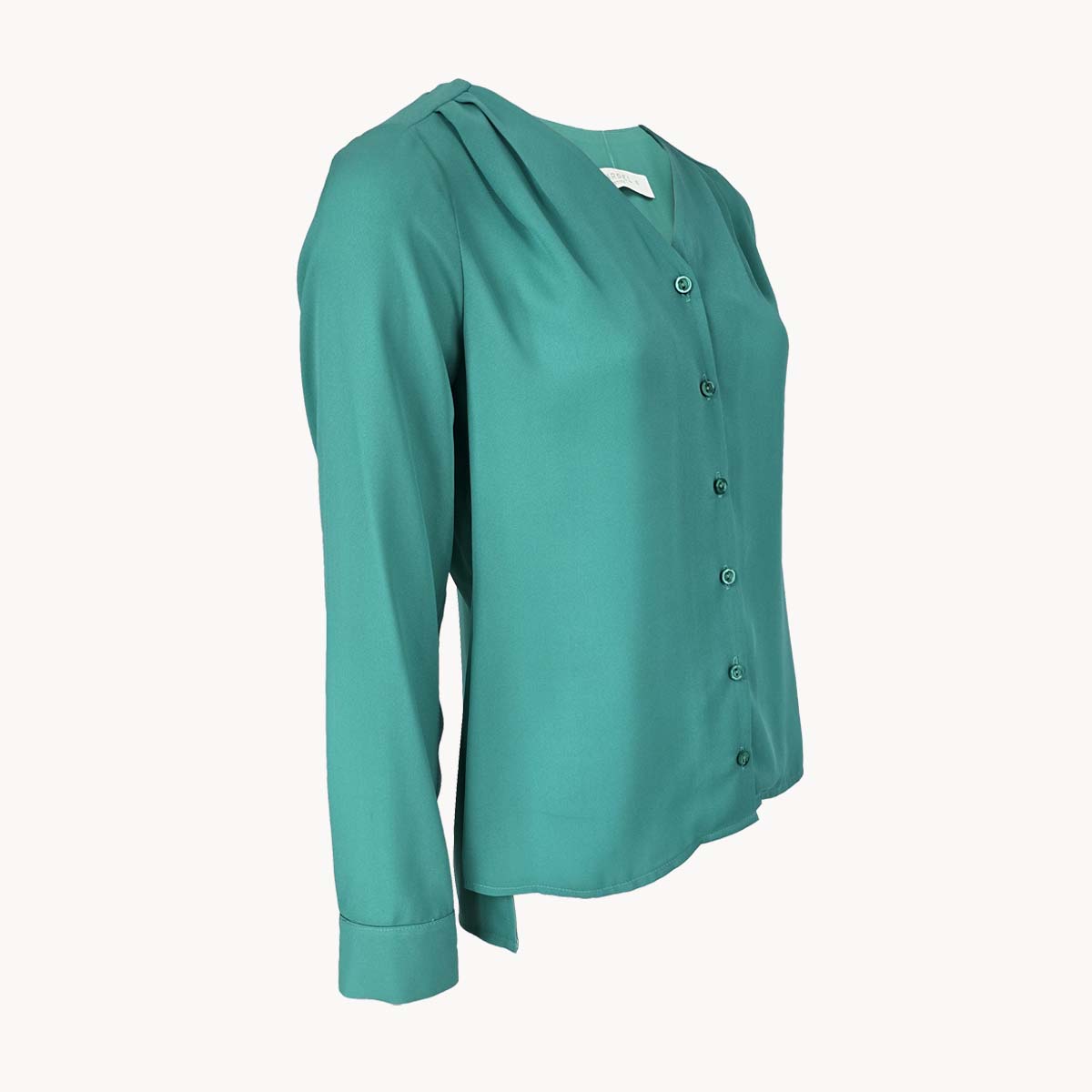 Blusa  Manga Larga con Pliegues