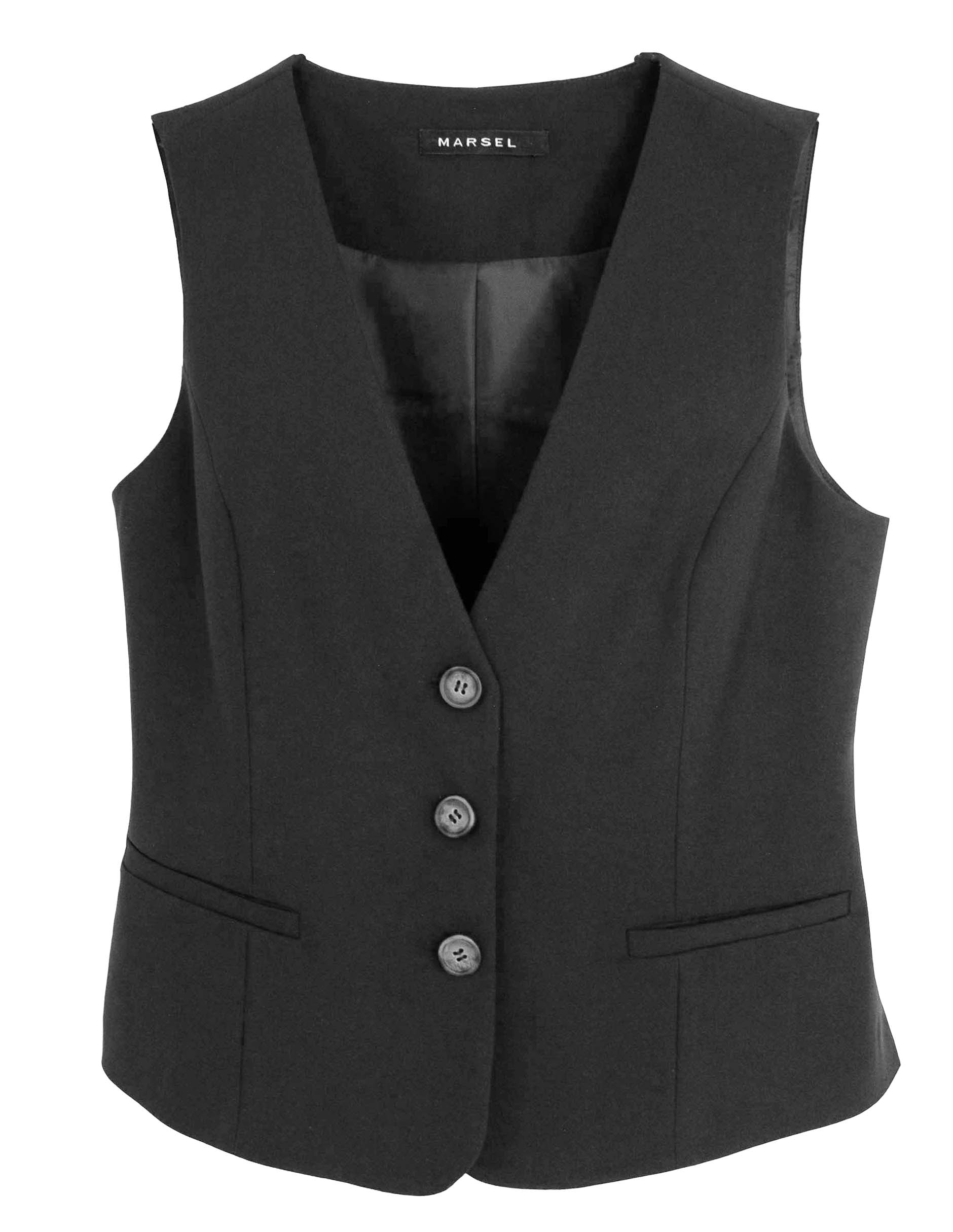 Vestidos Marca Marsel Chaleco De Vestir Oxford – MARSEL