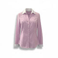 Camisa con cuello y puños color blanco