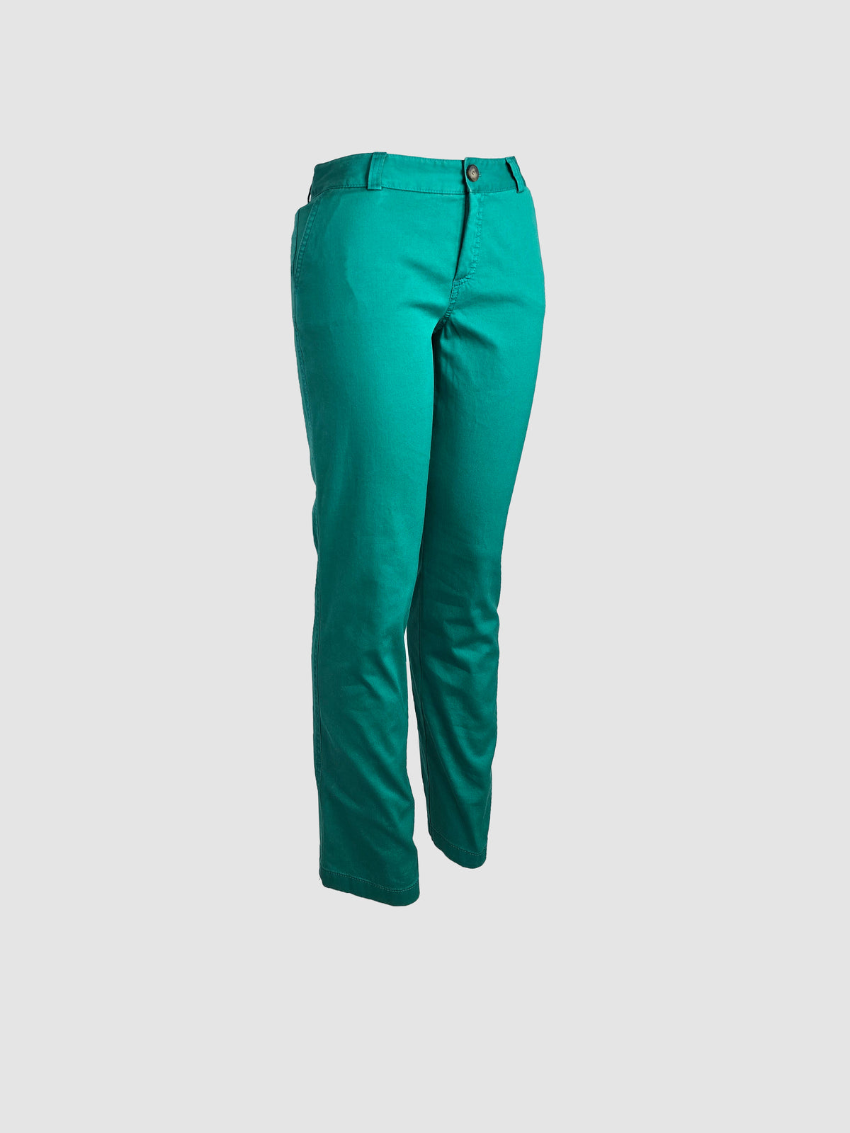 Pantalón Recto Verde Agua