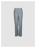Pantalón Recto con Líneas
