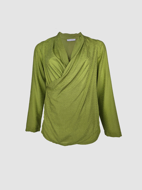 Blusa Manga Larga Cruzada