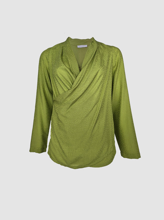 Blusa Manga Larga Cruzada