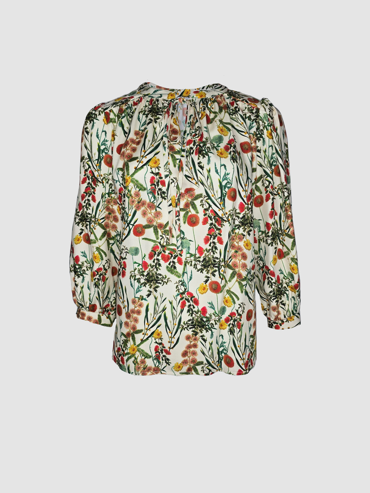 Blusa  Floral Manga Larga