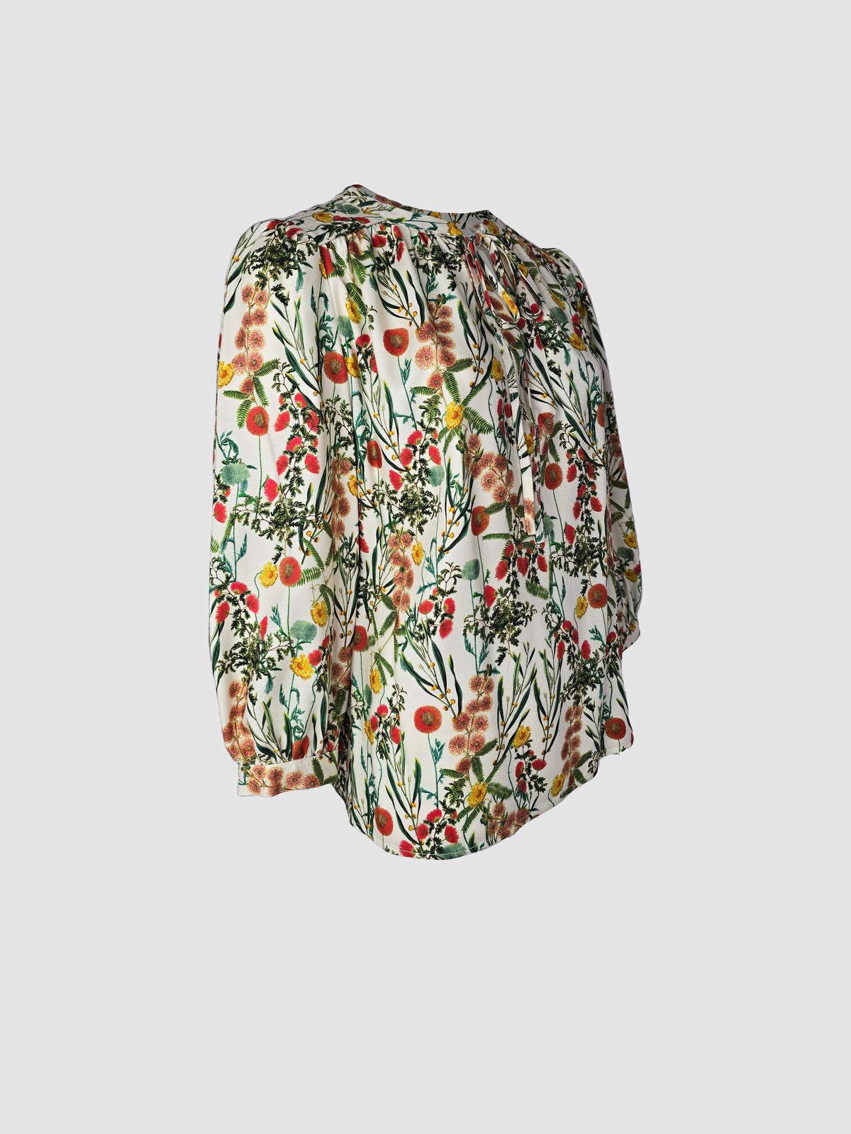 Blusa  Floral Manga Larga