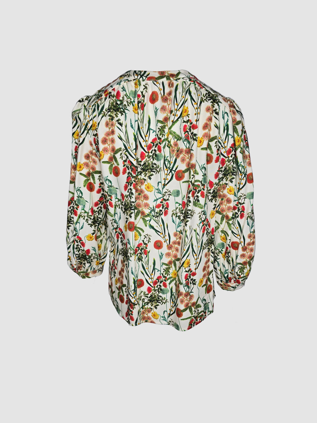 Blusa  Floral Manga Larga