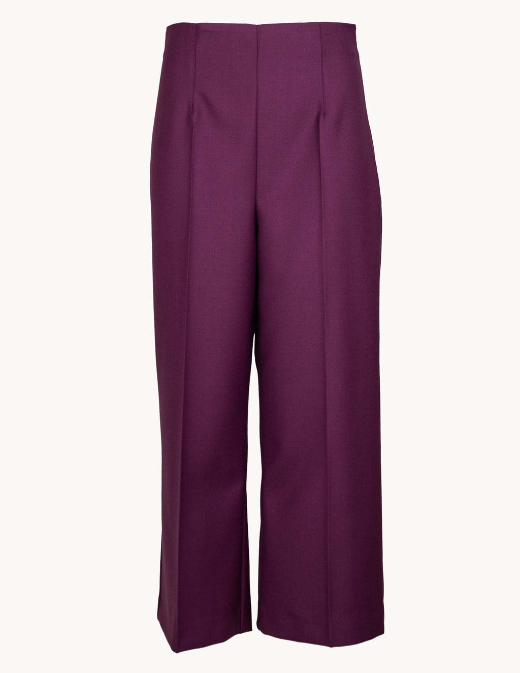Pantalón Culotte Pierna Amplia Uva