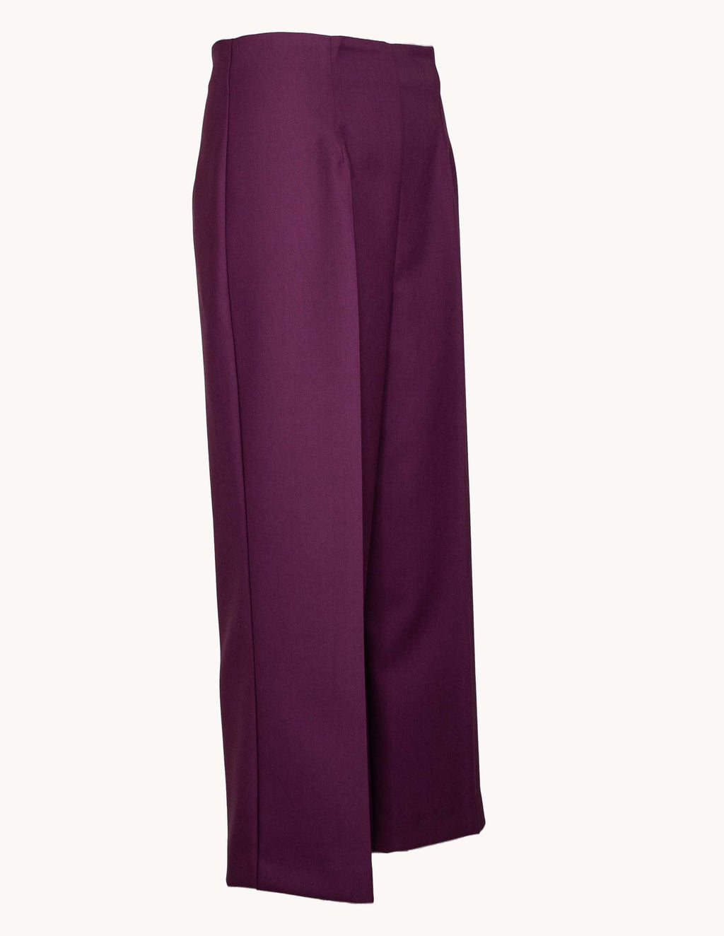 Pantalón Culotte Pierna Amplia Uva