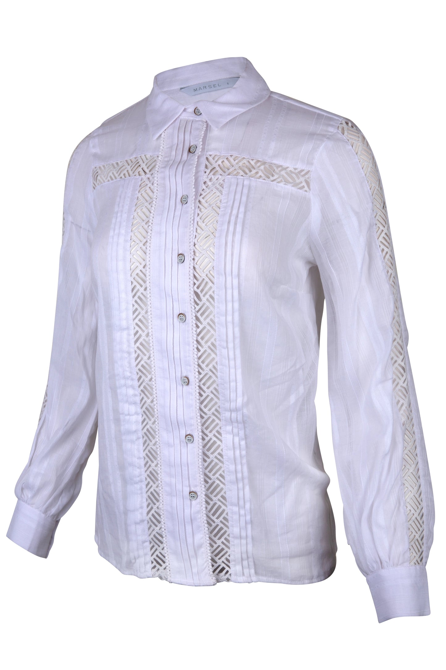 Camisa Manga Larga con Detalle