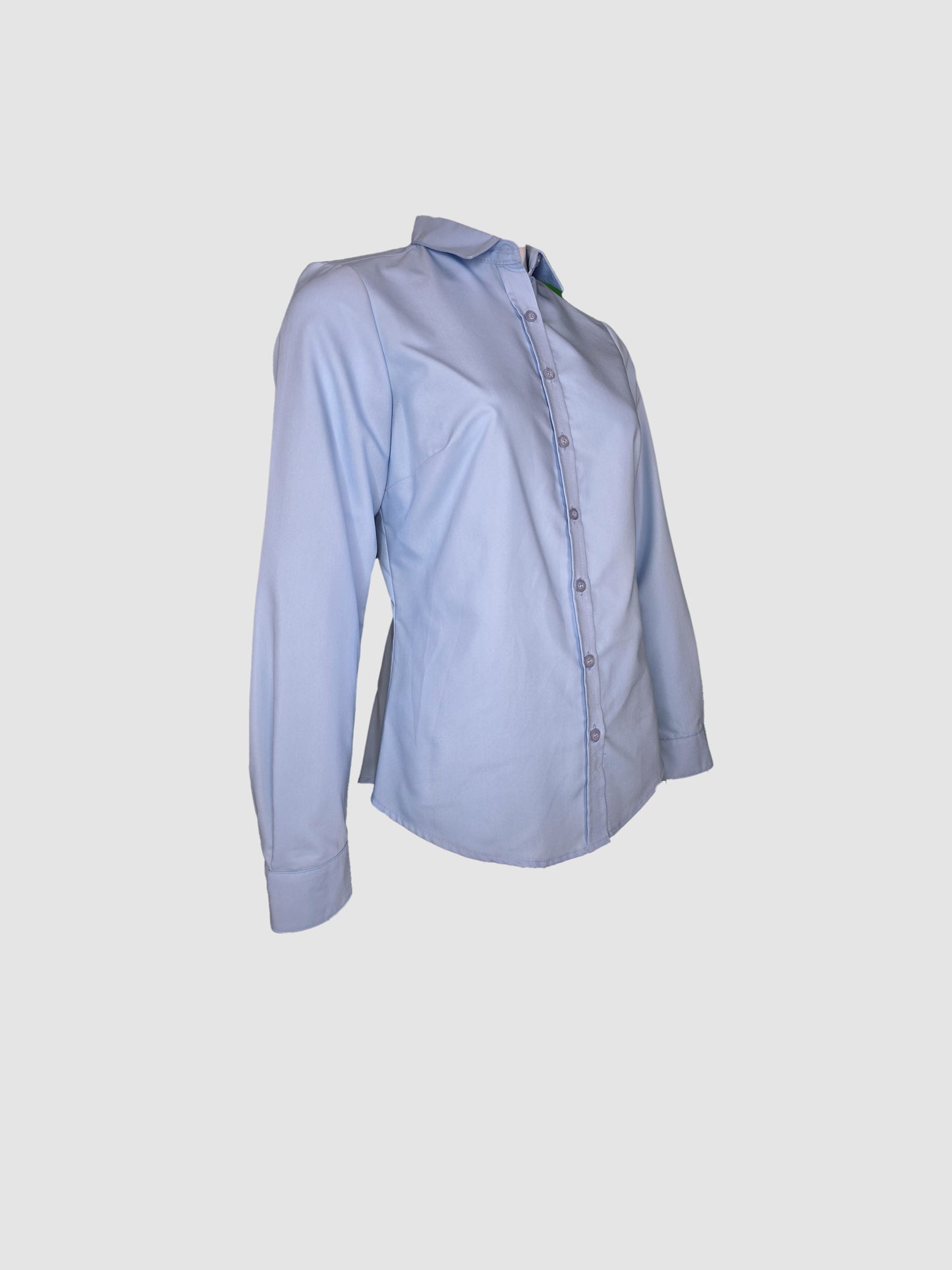 Camisa Azul Manga Larga
