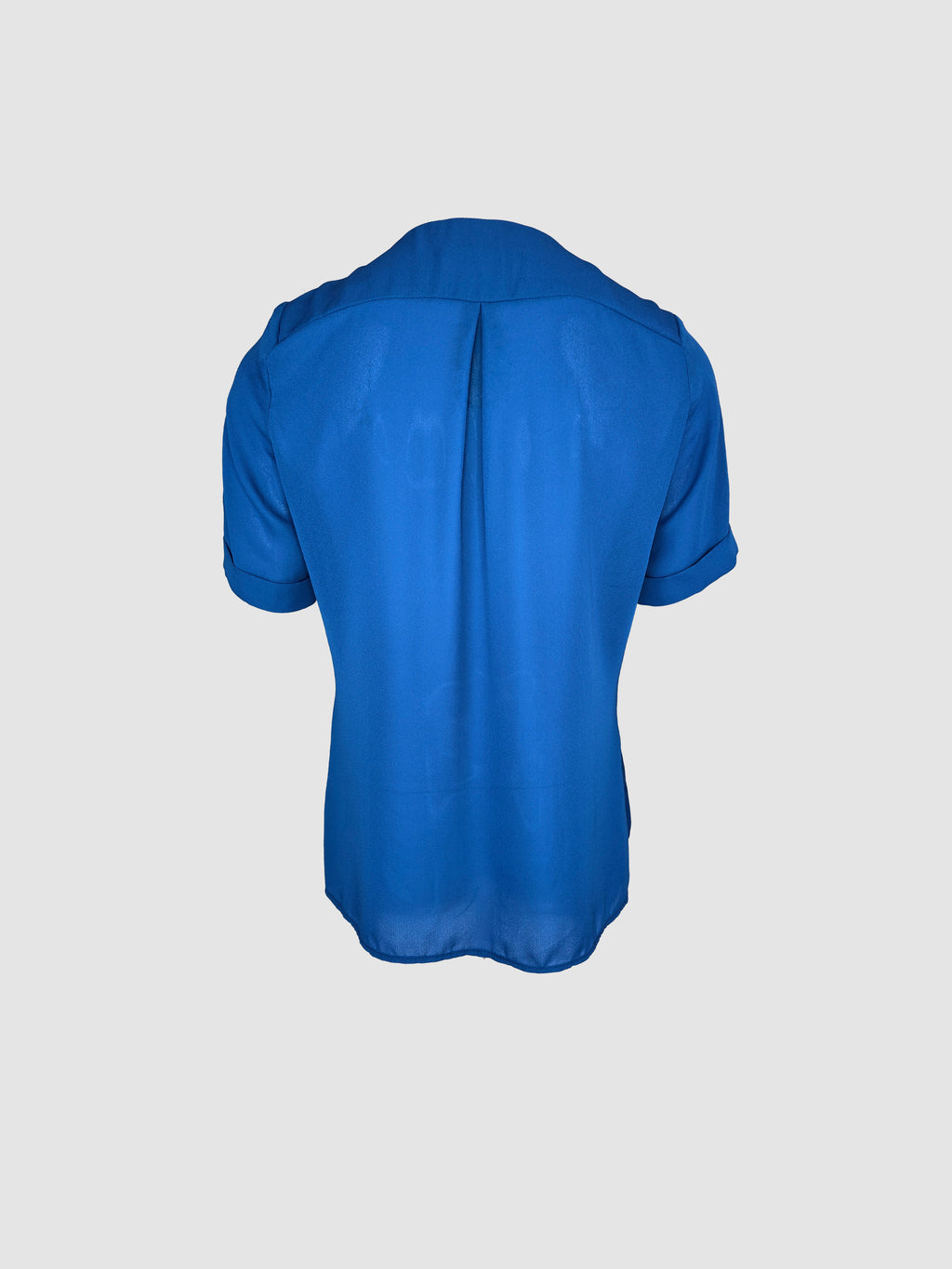 Blusa Manga Corta con Pliegues