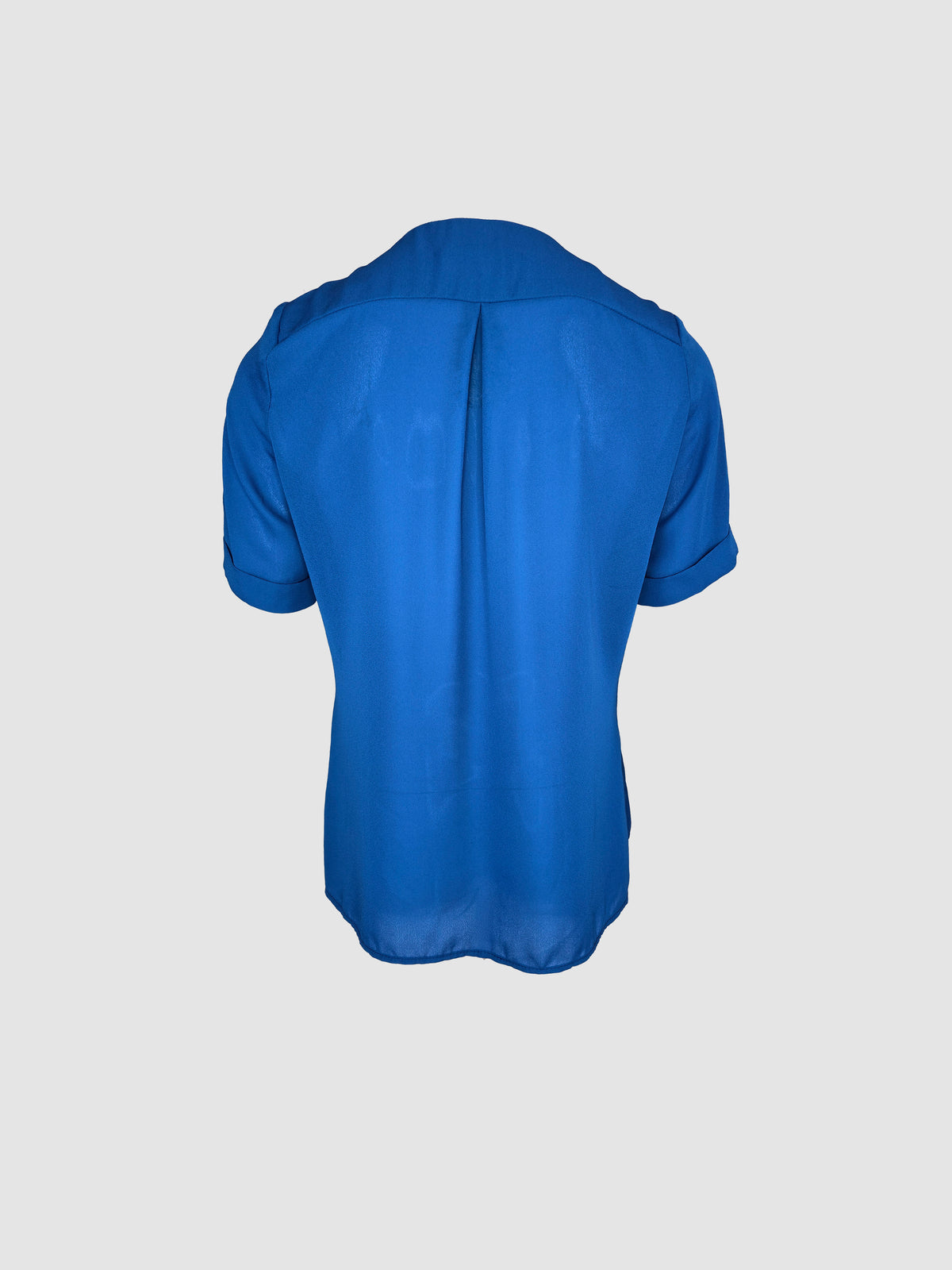Blusa Manga Corta con Pliegues