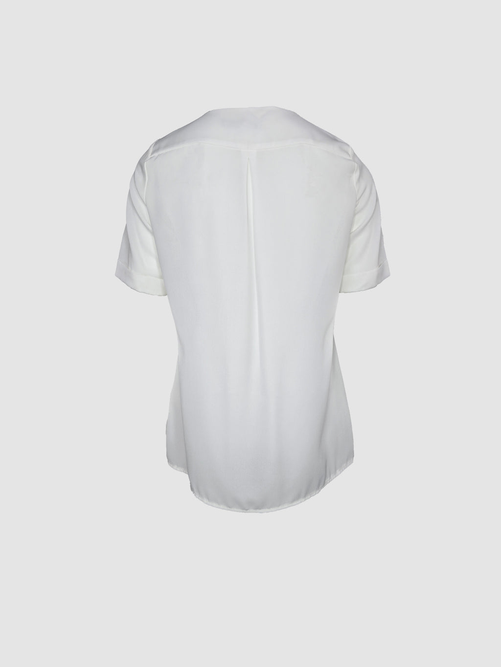 Blusa Manga Corta con Pliegues
