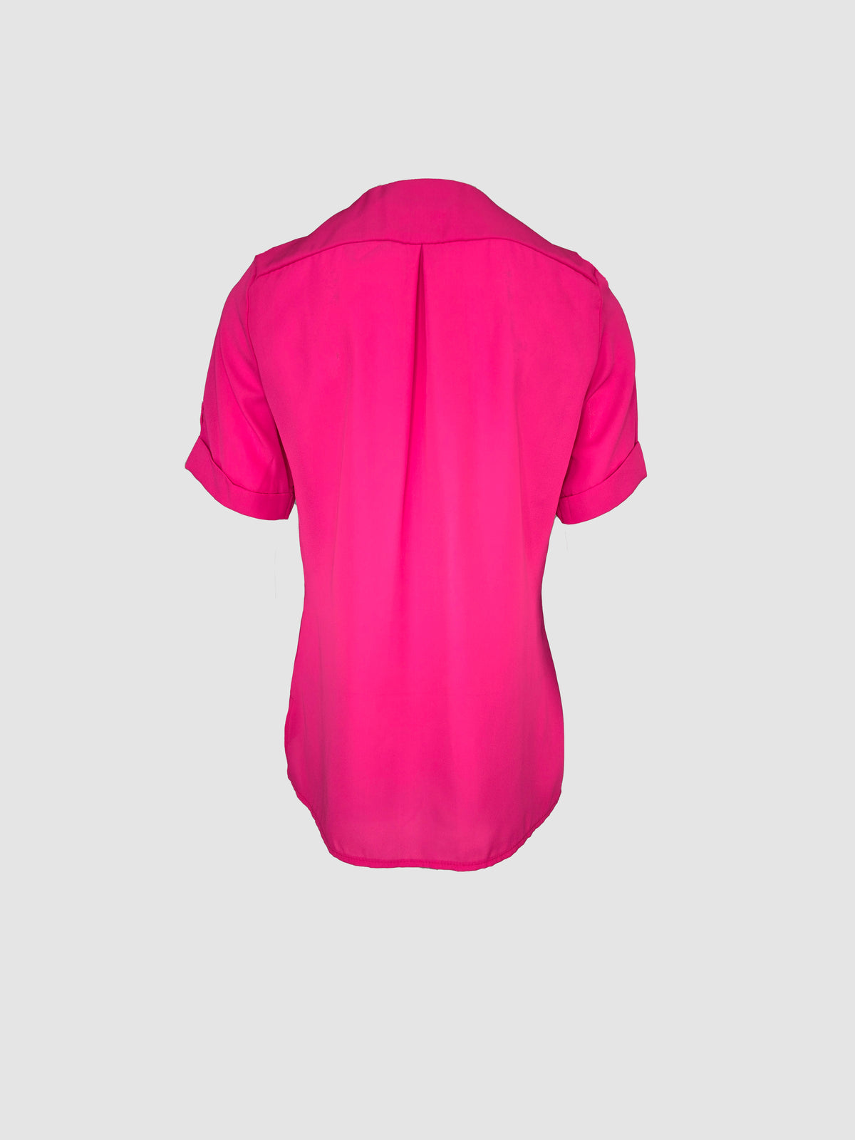 Blusa Manga Corta con Pliegues