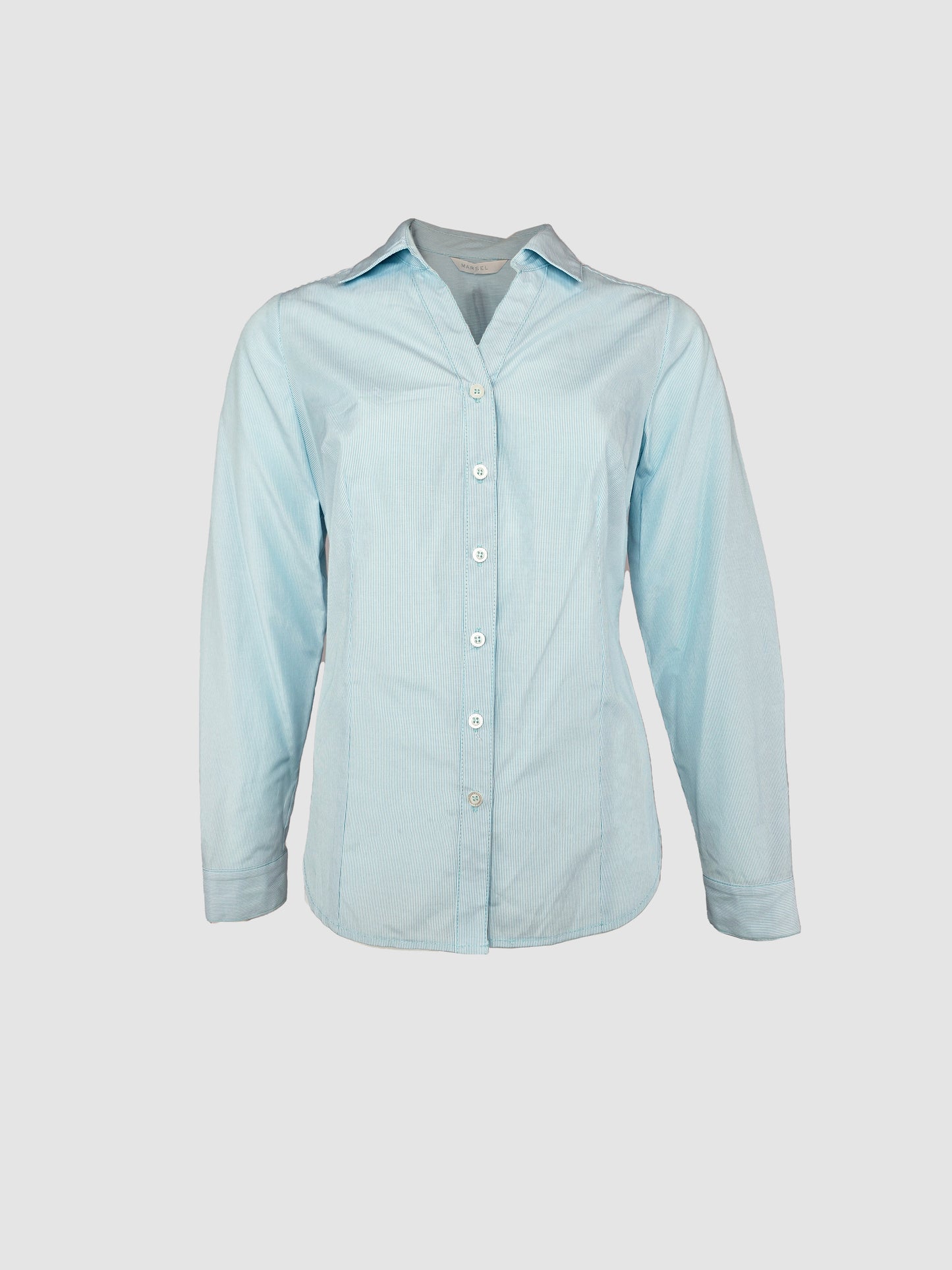 Camisa Menta Mini Rayas