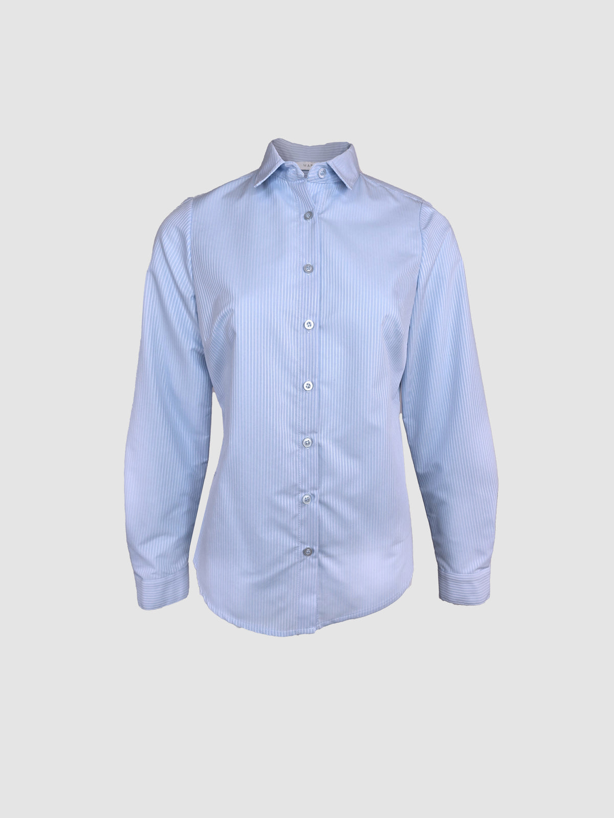 Camisa Rayas en Relieve Manga Larga