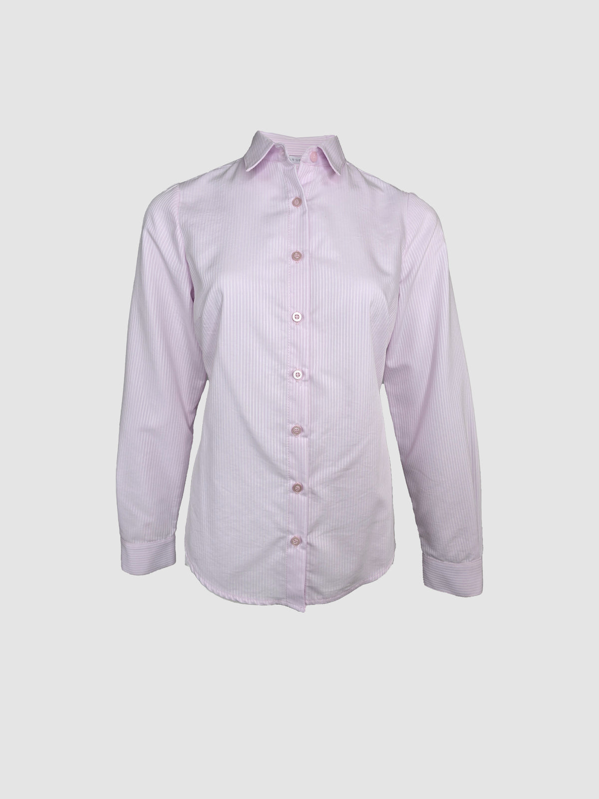 Camisa Rayas en Relieve Manga Larga