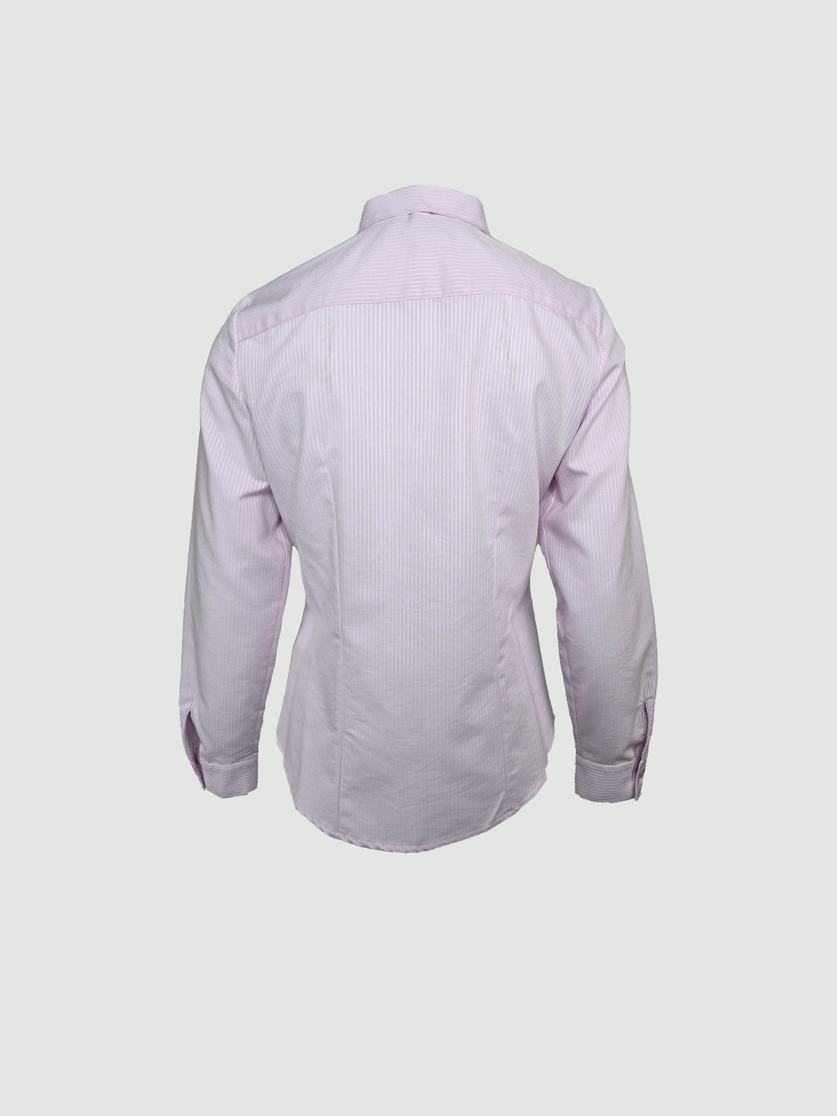 Camisa Rayas en Relieve Manga Larga