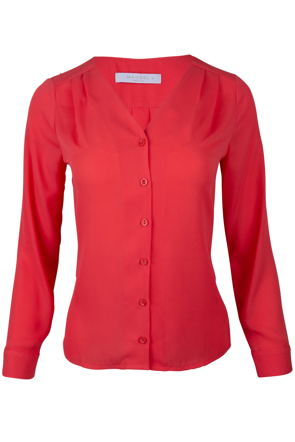 Blusa  Manga Larga con Pliegues