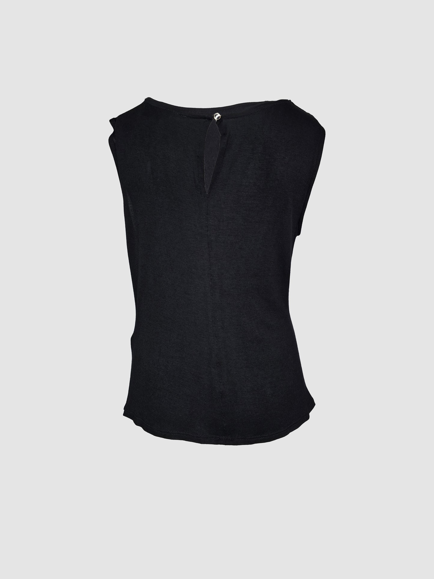Blusa Negro con Drapeado