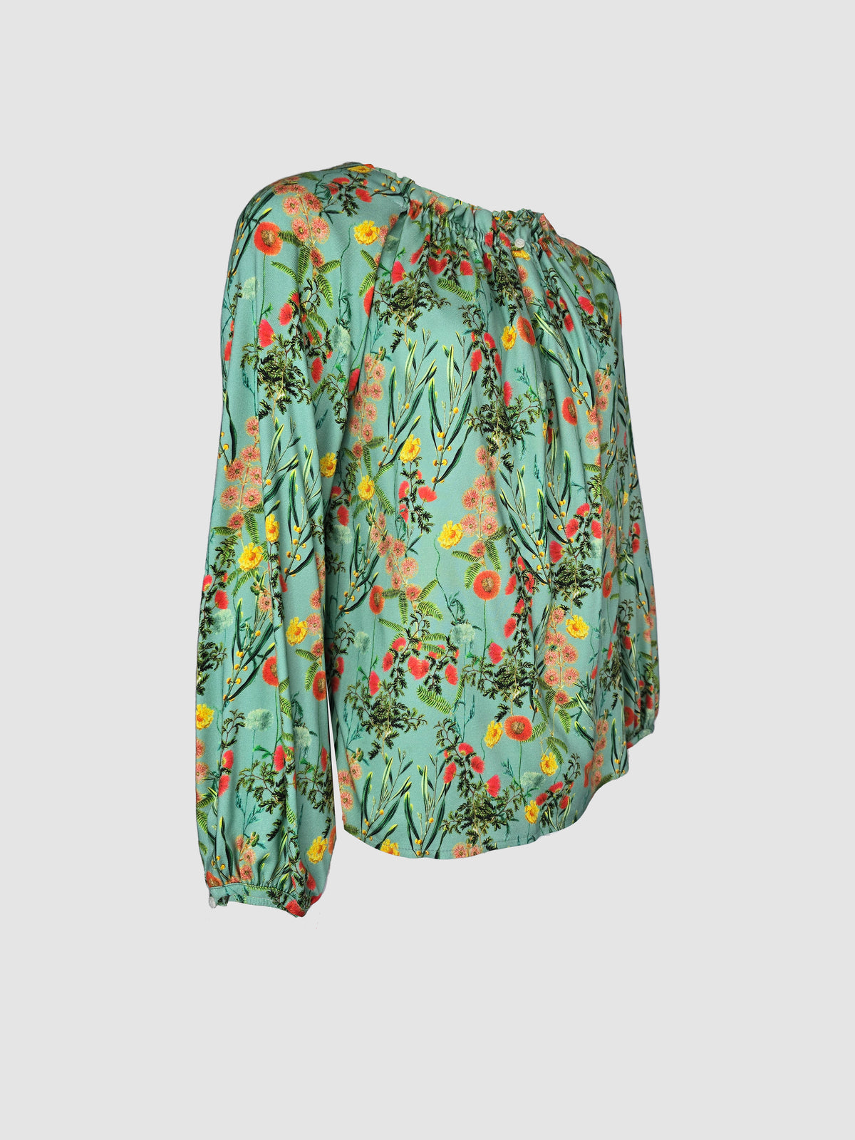Blusa  Floral Manga Larga