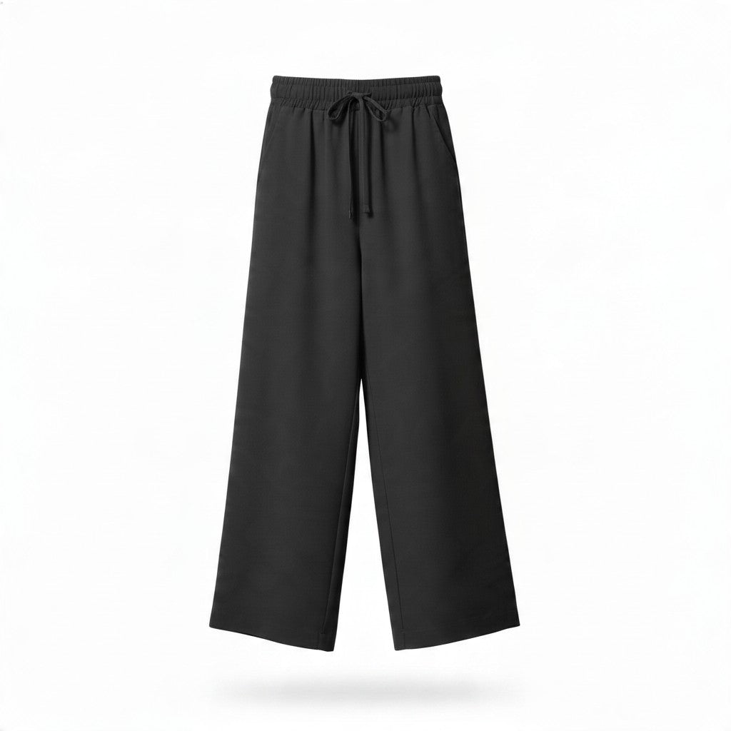 Pantalón Wide Leg con cintura elástica