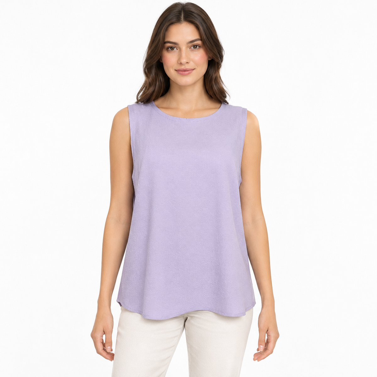 Blusa Básica Sin Manga