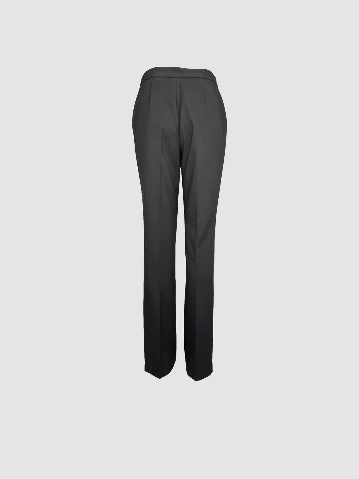 Pantalón Negro Harmont Sin Bolsillos