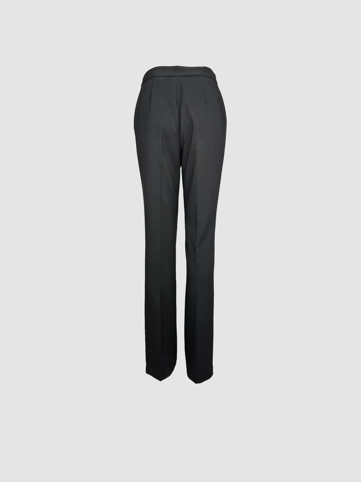 Pantalón Negro Harmont Sin Bolsillos