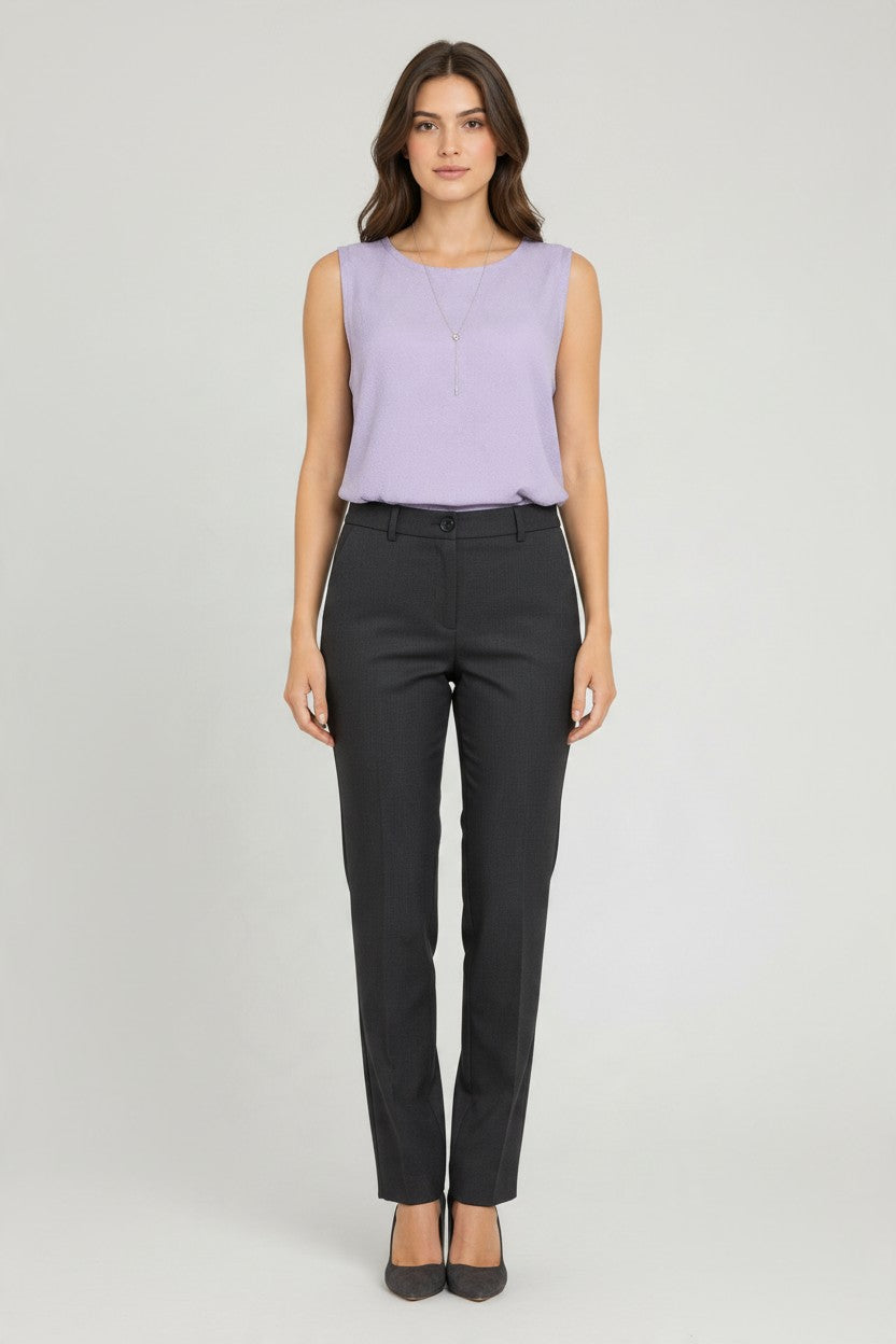 Pantalón Cameron Oxford Con Bolsillos